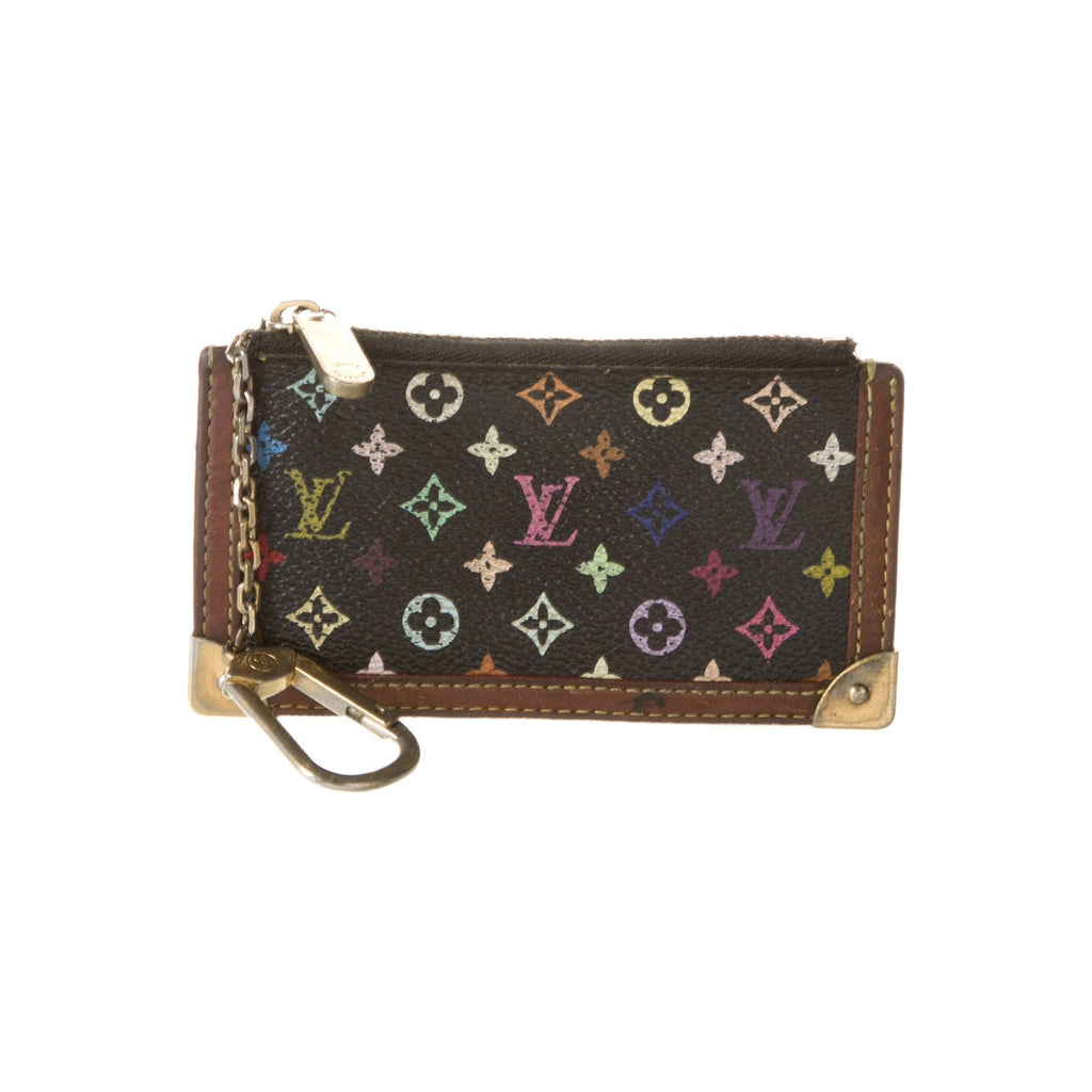 Louis Vuitton x Murakami Black Monogram Pouch