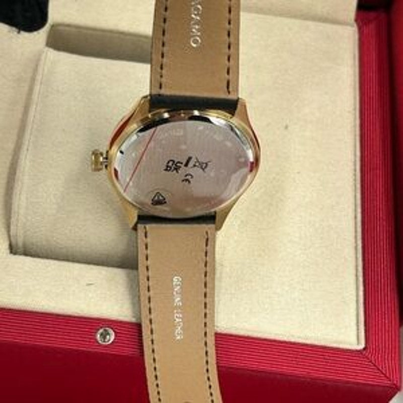 Men's Salvatore Ferragamo, Swiss watch 42 mm black strap NWT