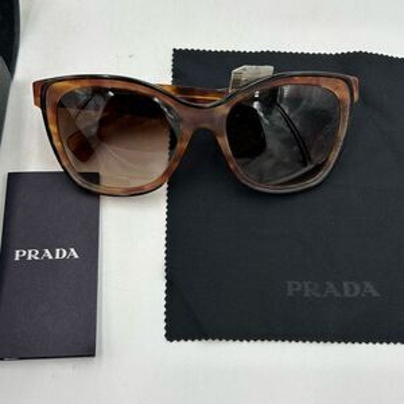 Women’s Prada retro tortoiseshell sunglasses made in Italy