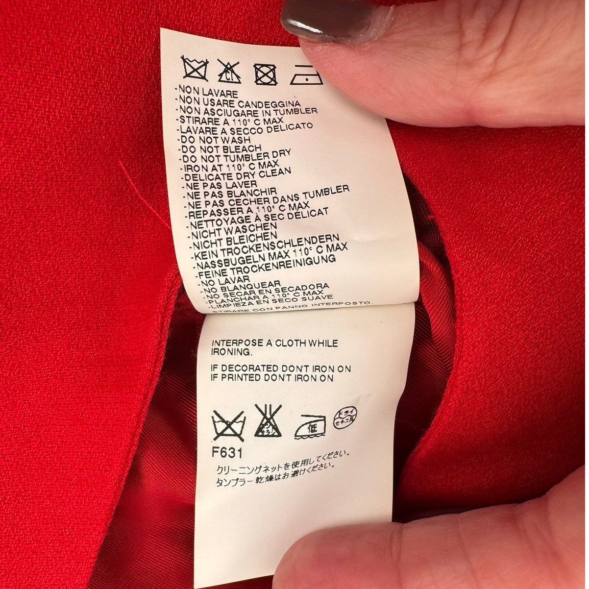Maison Margiela NWT Red Dress with Zip Open Sleeves Size IT 42 / US 6