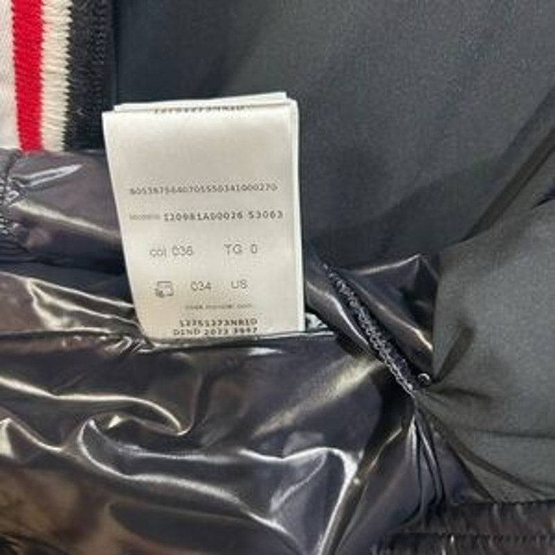 Women's Moncler Grenoble waterproof ski jacket size 0 NWT