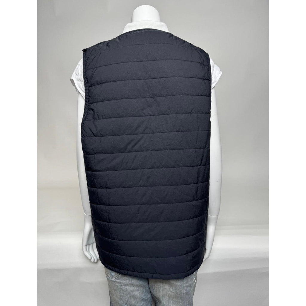 Unisex Neighborhood NWT Black Side Zip Down Puff N Vest Size L