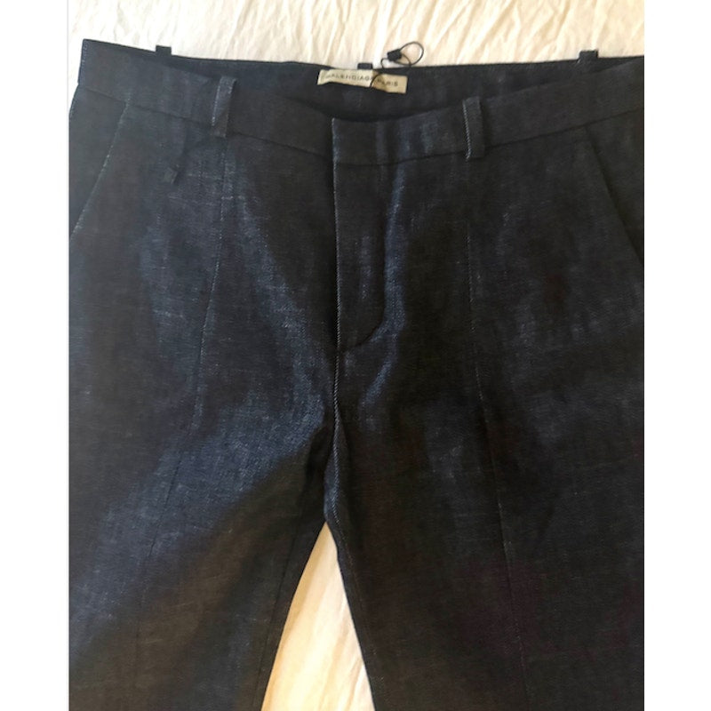 Balenciaga Women's Black Side Zip Leg Pants FR 40 / US 8 Made in France