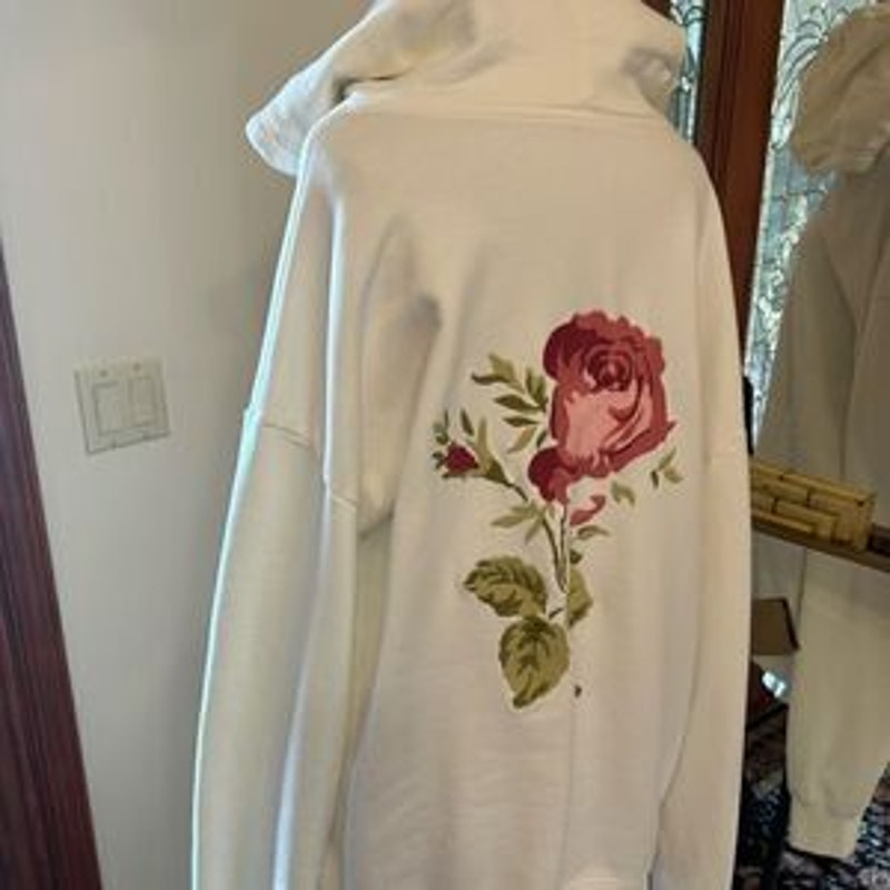 Men’s Dior Jardin flower hoodie size 3 XL made in Italy PRISTINE