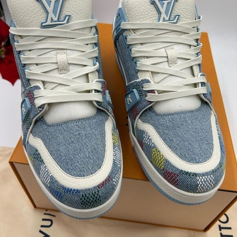 Men’s Louis Vuitton X Murakami trainer sneakers size 11 fits 12 US made Italy