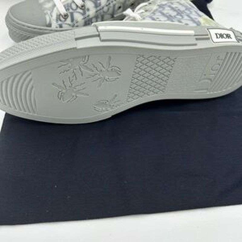 Men's Dior B 23 high top oblique sneakers size 44 made in Italy