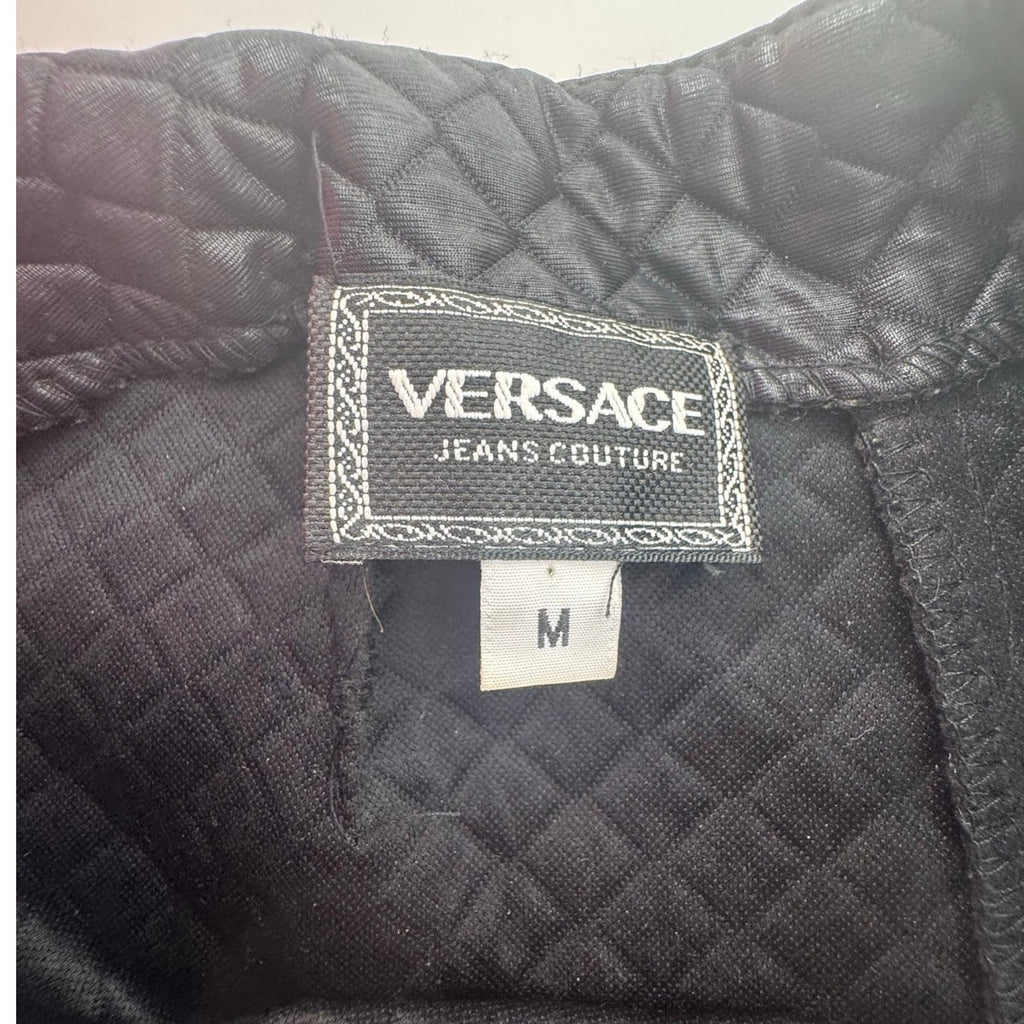 Versace Jeans Couture Women's Black Jacket and Pants Pantsuit with Belt – Size M