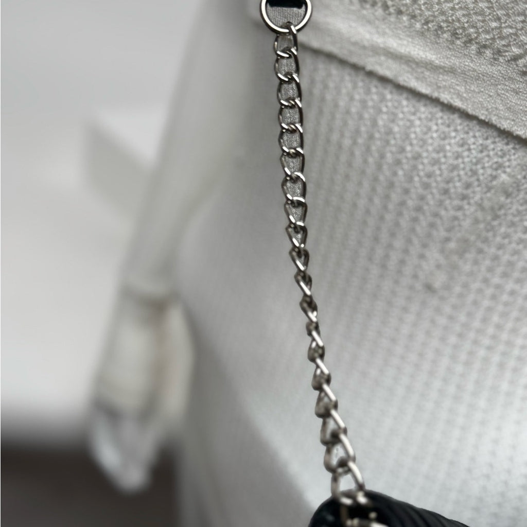 Steve Madden Black Matelasse bag