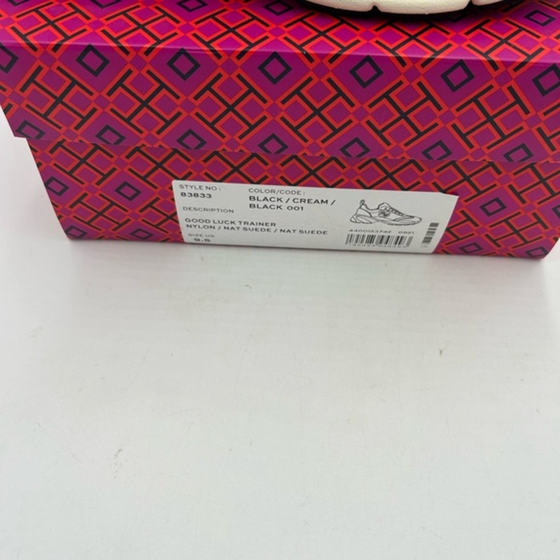 Women's Tory Burch good luck trainer sneakers size 9.5