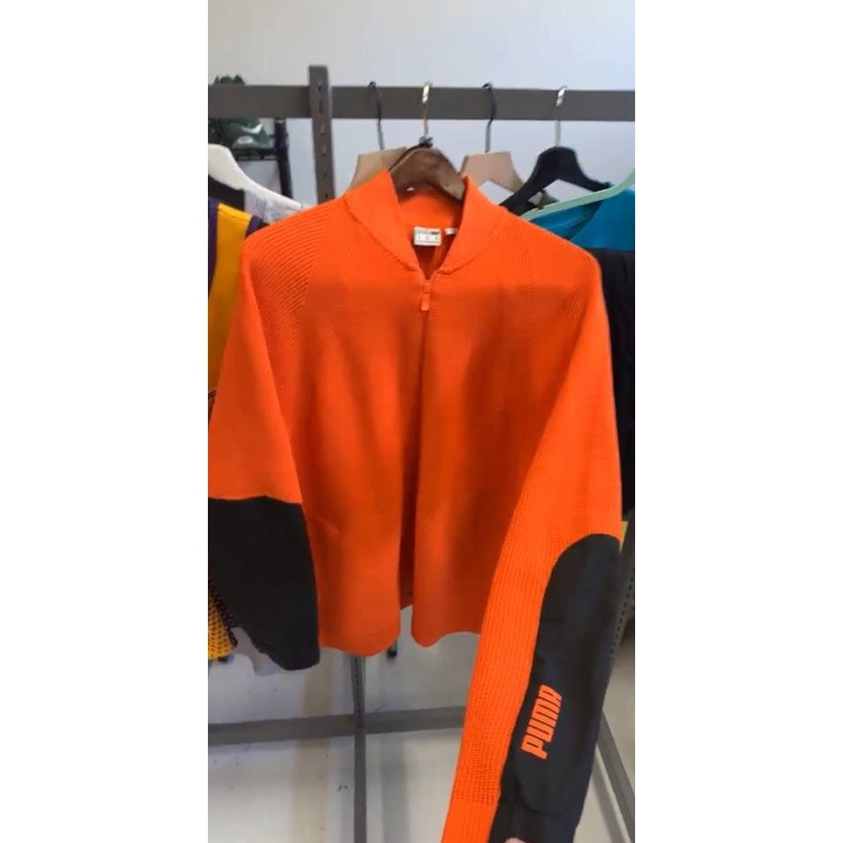 Mens RARE Puma Sample zip up Sweater -  L