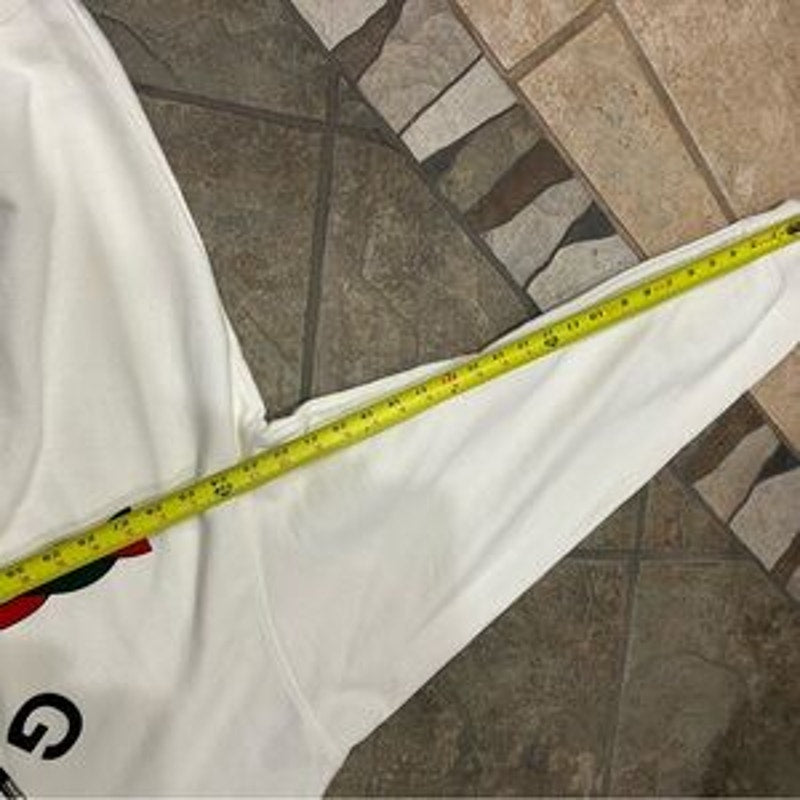 Men's Gucci FIRENZE 1921 cotton hoodie interlocking G/web stripe size XXXL