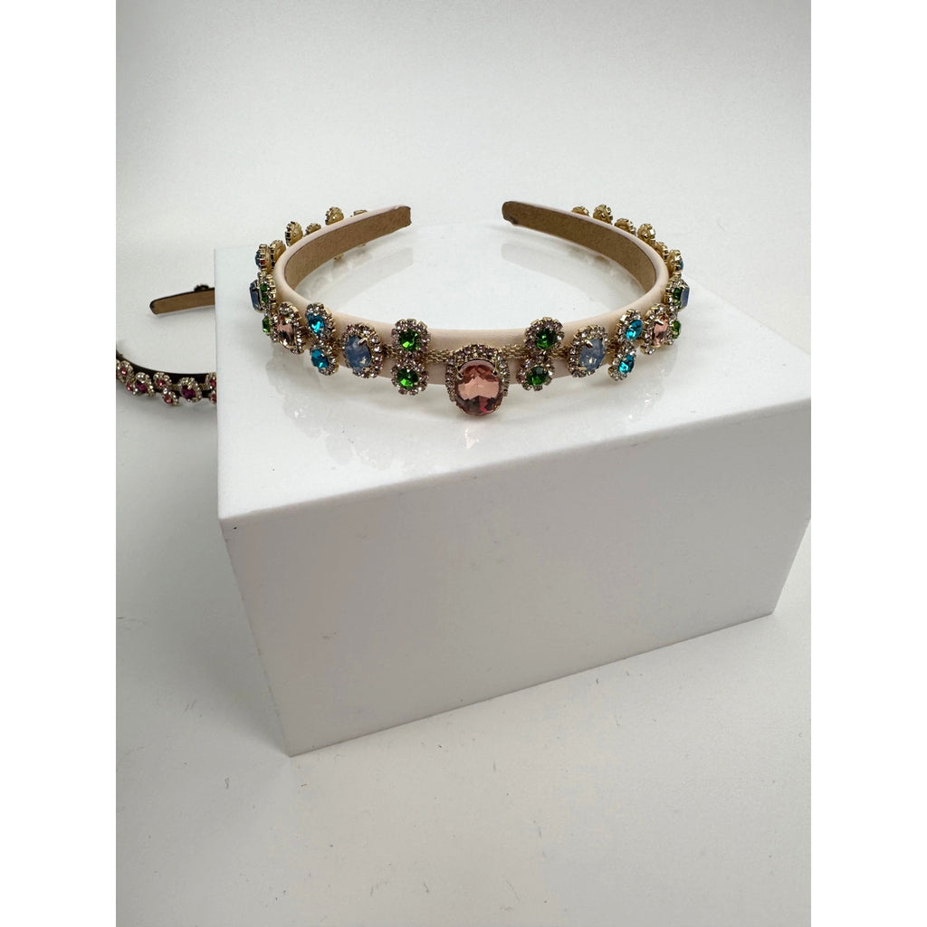 One of a Kind Handmade Bridal Decorative Headband – Artisanal Statement Piece
