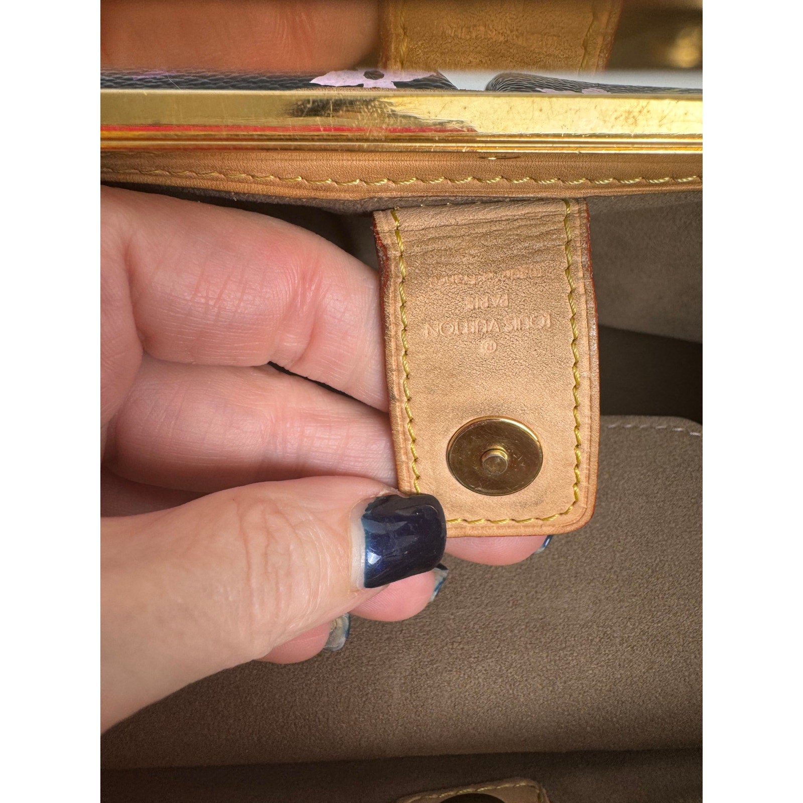 Louis Vuitton Coated Canvas x Takashi Murakami Judy MM Vintage Bag