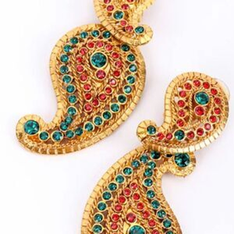 Women’s Oscar de la Renta rhinestone drop earrings