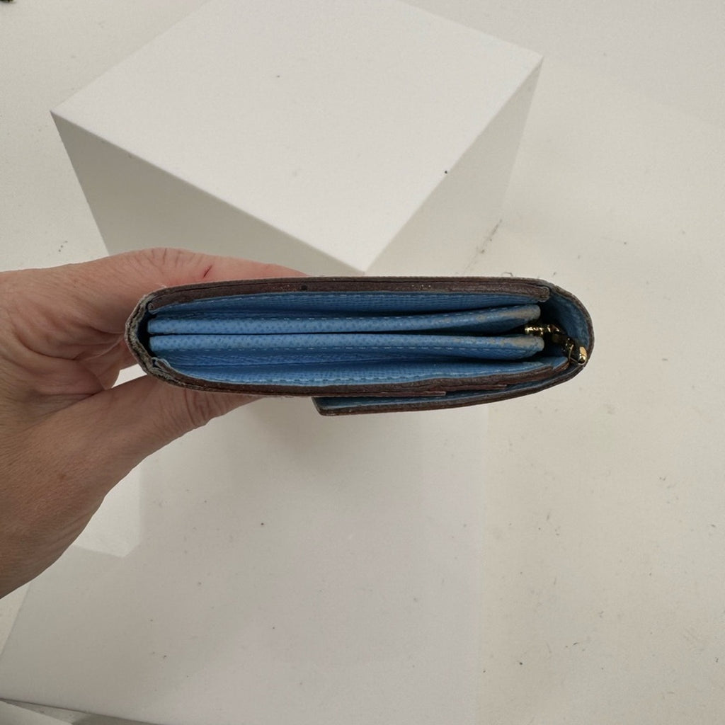 Louis Vuitton Murikami Monogram long wallet with rare blue interior-super clean