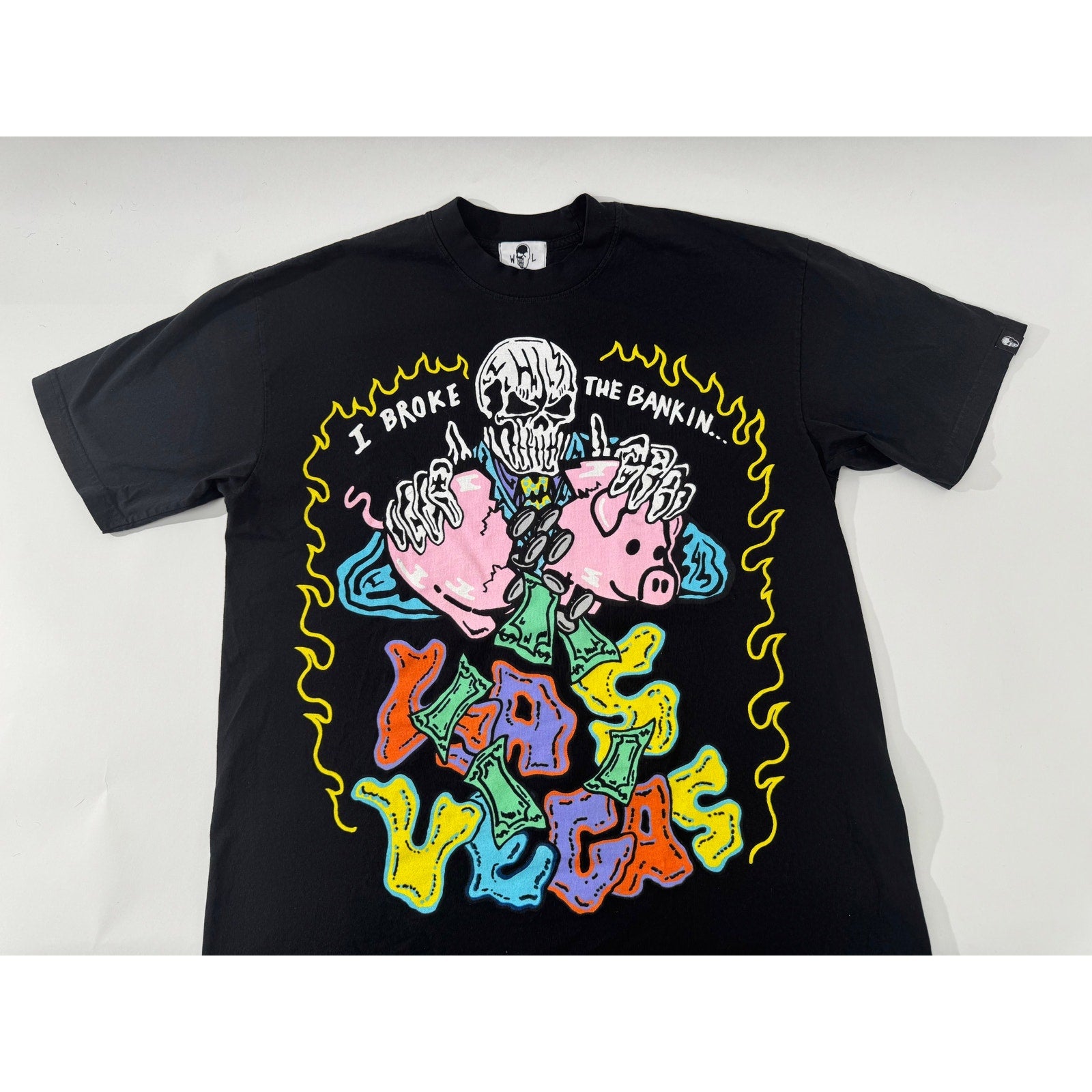 Men's Warren Lotas "I Broke The Bank In Las Vegas" T-Shirt Size L