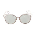 Christian Dior Sideral2 Mirrored Lenses Cat-Eye Sunglasses With Case