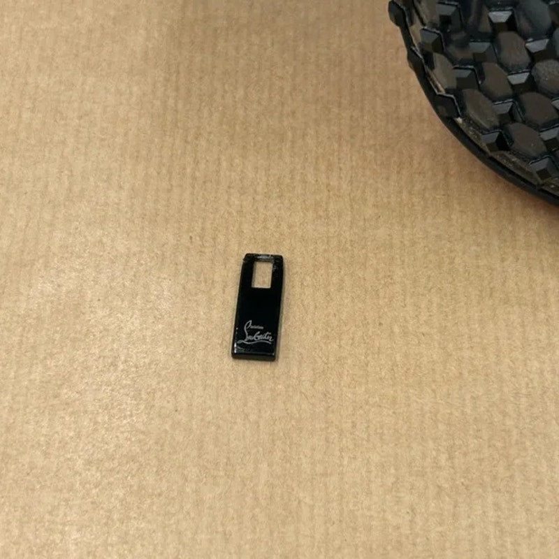 Women's Christian Louboutin, Kate Max 100 crystal embellished mesh/patent 40