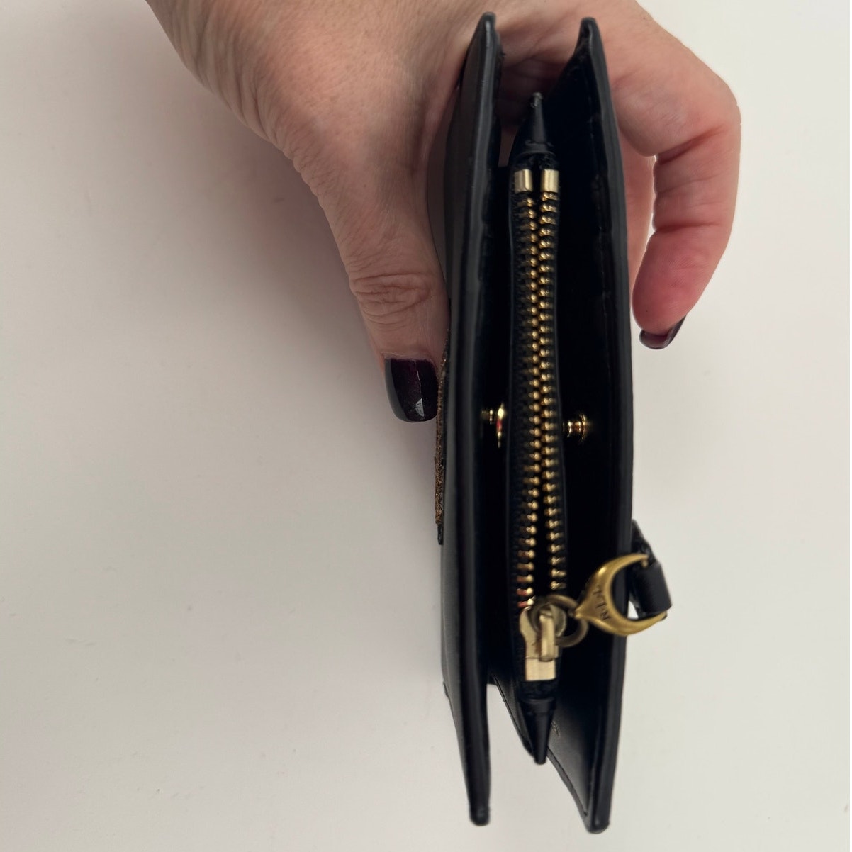 Lauren Ralph Lauren Unisex Black Crest Short Wallet