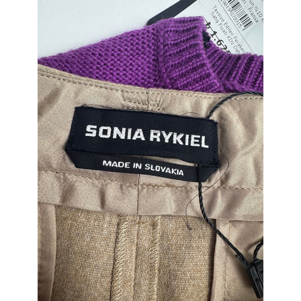 Sonia Rykiel Women's Wool Blend Dress Pants – Size 38 / US 6 – NWT
