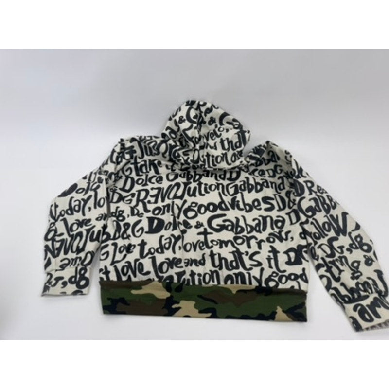 Men's Dolce & Gabbana NWOT Camouflage Print Inserts Hoodie Size L