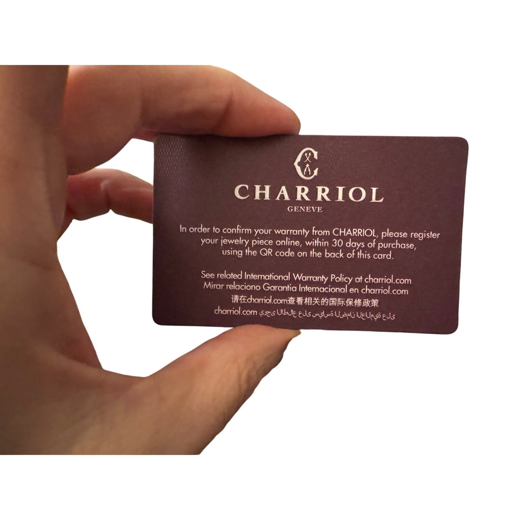 Charriol Forever Marine Full Inclusion Ring Size 8