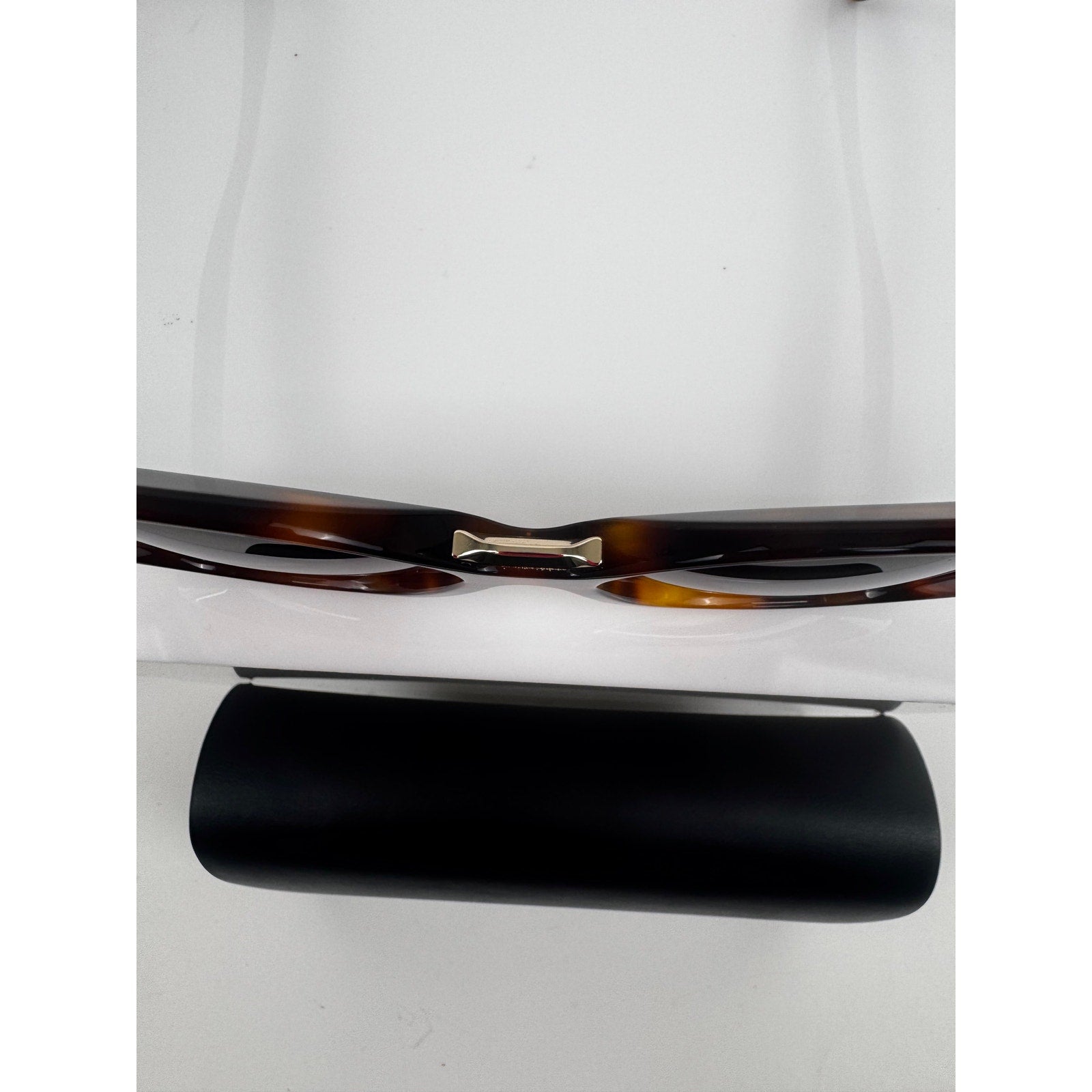 Women's Max Mara NWOT Edna Brown Tortoise Oversized Frame Sunglasses