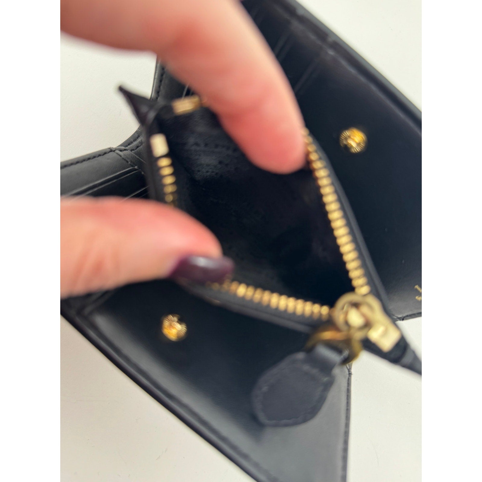 Lauren Ralph Lauren Unisex Black Crest Short Wallet