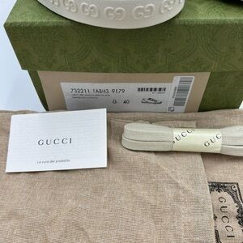 Women's Gucci tennis 1977 low top sneakers in canvas with multicolor crystals 40