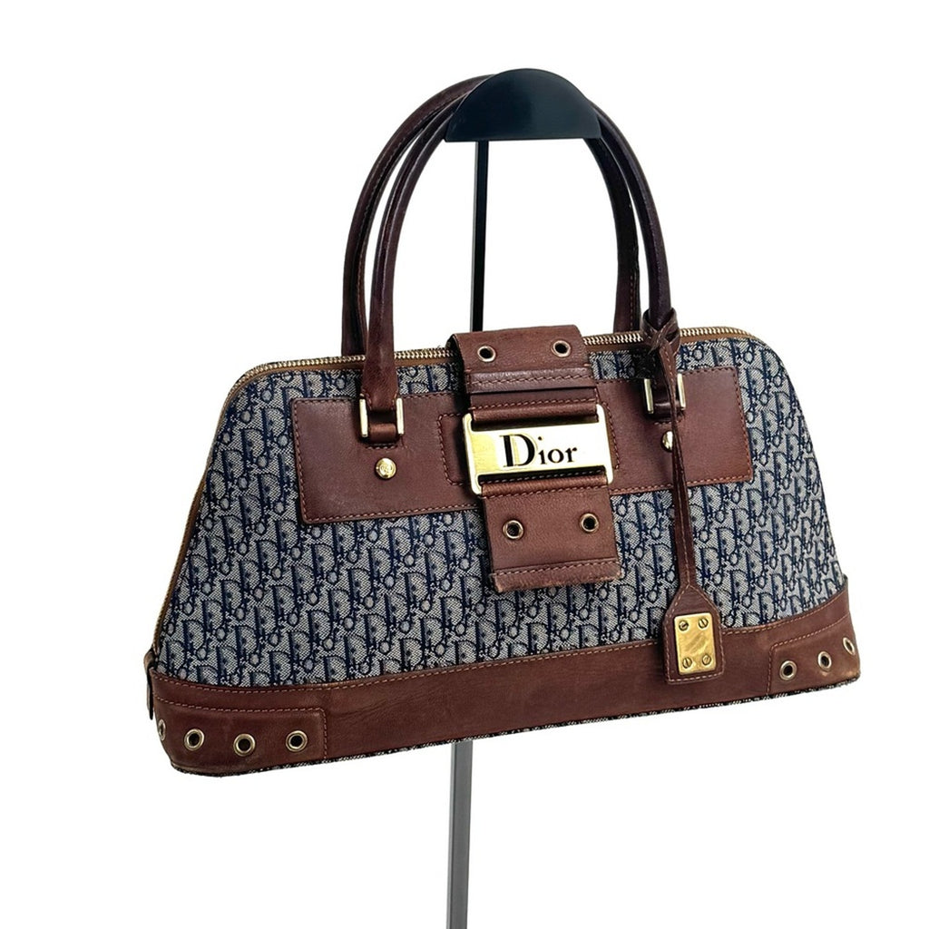 Christian Dior Diorissimo Trotter Canvas Street Chic Dome handbag or Satchel.
