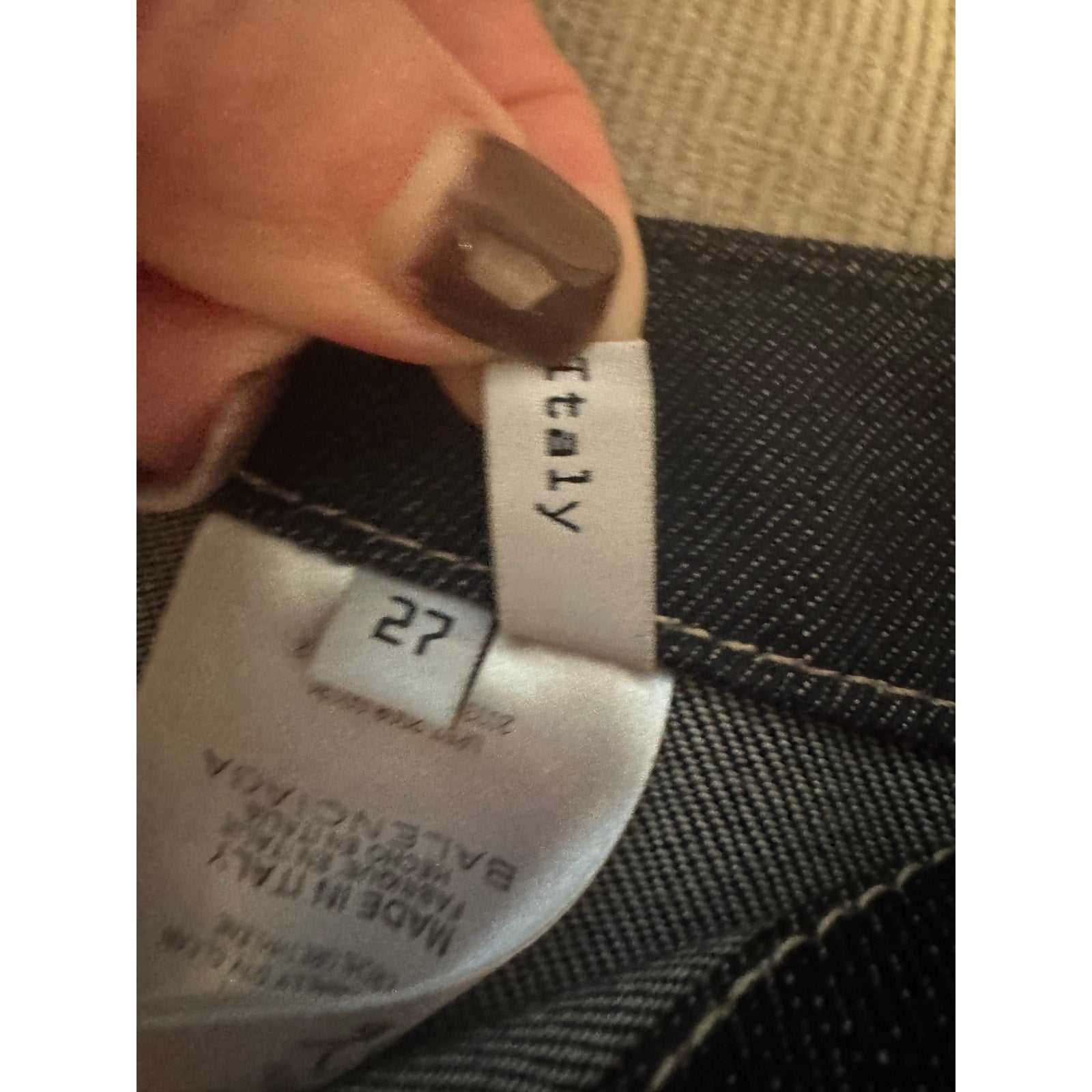 Balenciaga NWOT Dark Wash Wide Leg Flare Jeans – Size 27 – Made in Italy