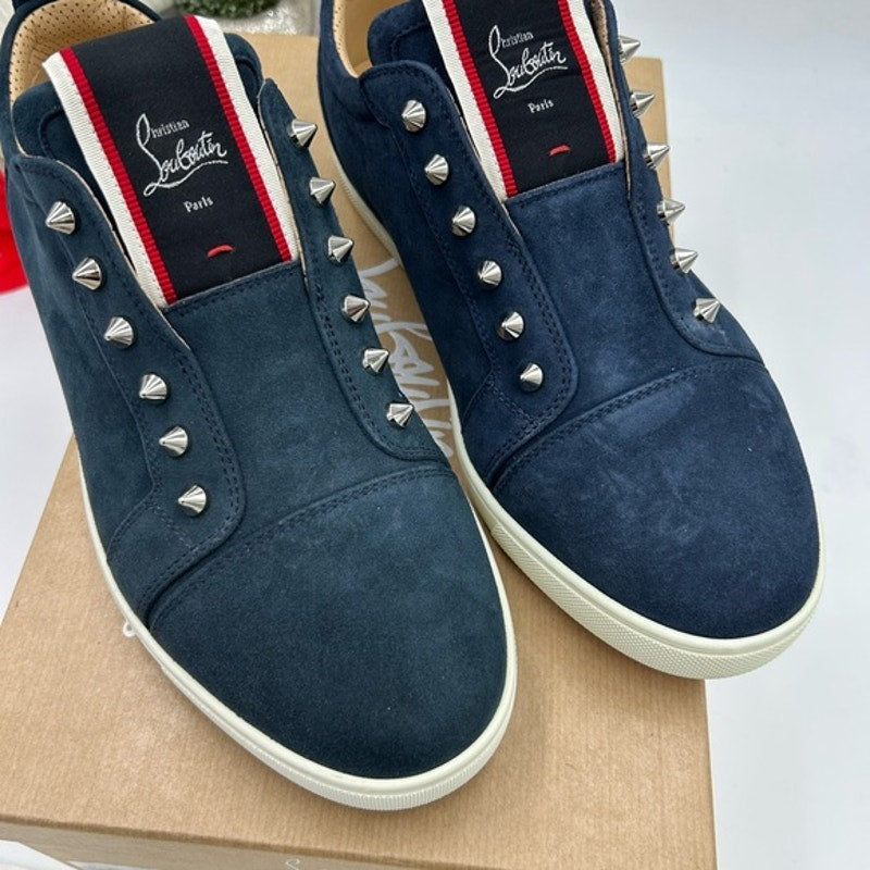 Men's Christian Louboutin F. A. V. Fique slip on sneakers size 41.5 made italy