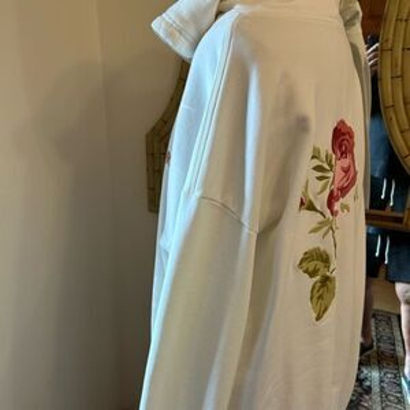 Men’s Dior Jardin flower hoodie size 3 XL made in Italy PRISTINE