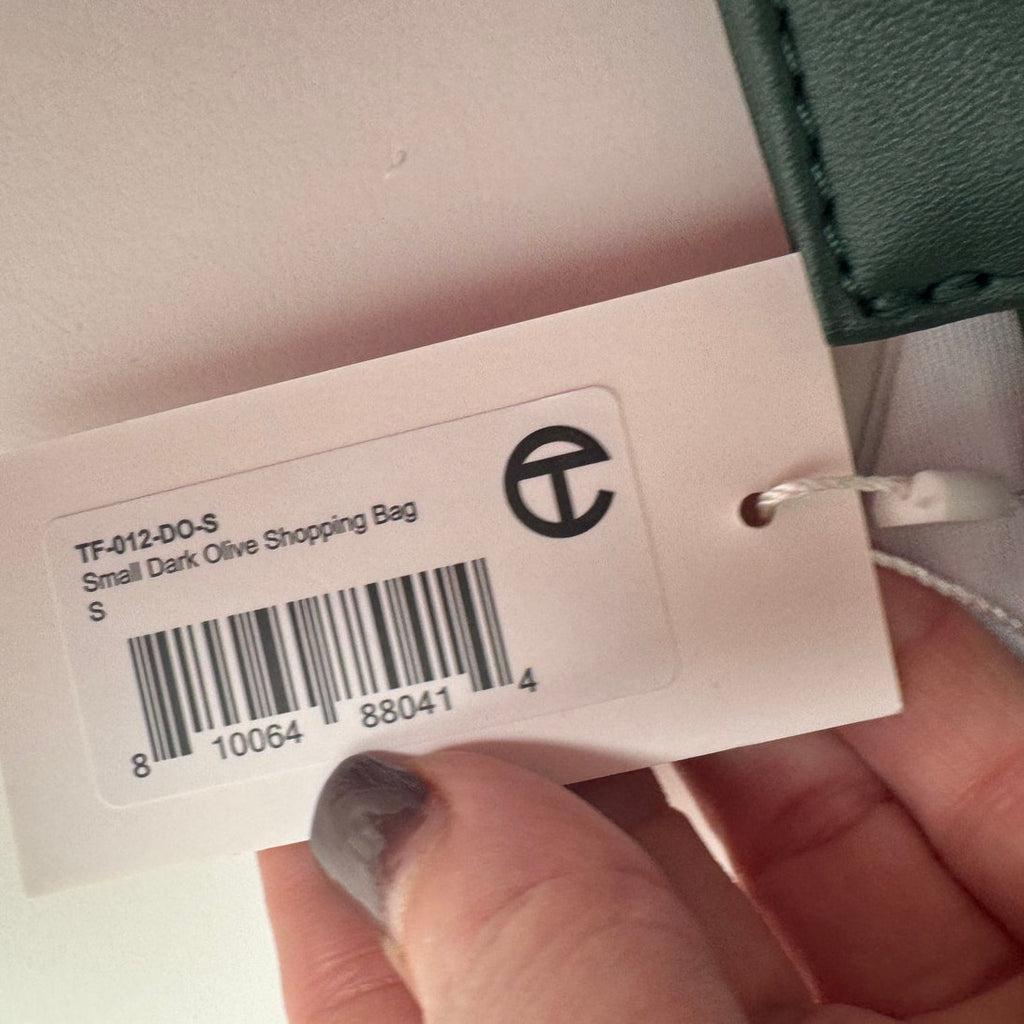 Telfar NWT Olive Green Giftable Small Shopper Bag