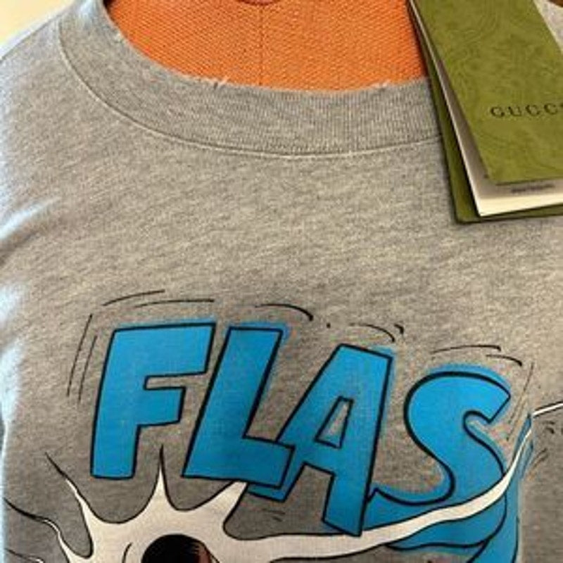 Men’s Gucci, X Disney, Donald Duck heavyweight sweatshirt size large made Italy