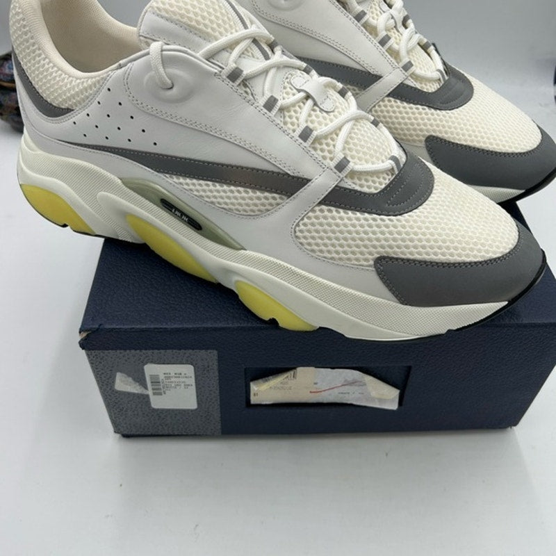 Men's Dior B 22 white/gray sneakers size 51 made in Italy