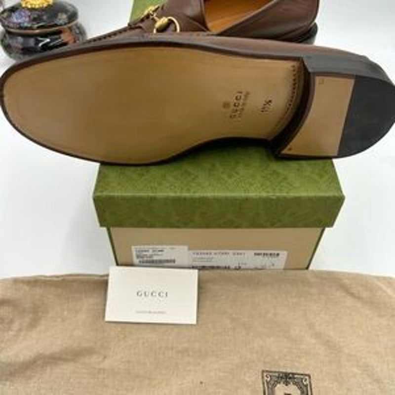 Men's Gucci Horsebit 1953 leather loafers size 11.5 fits 12.5 US made in Italy