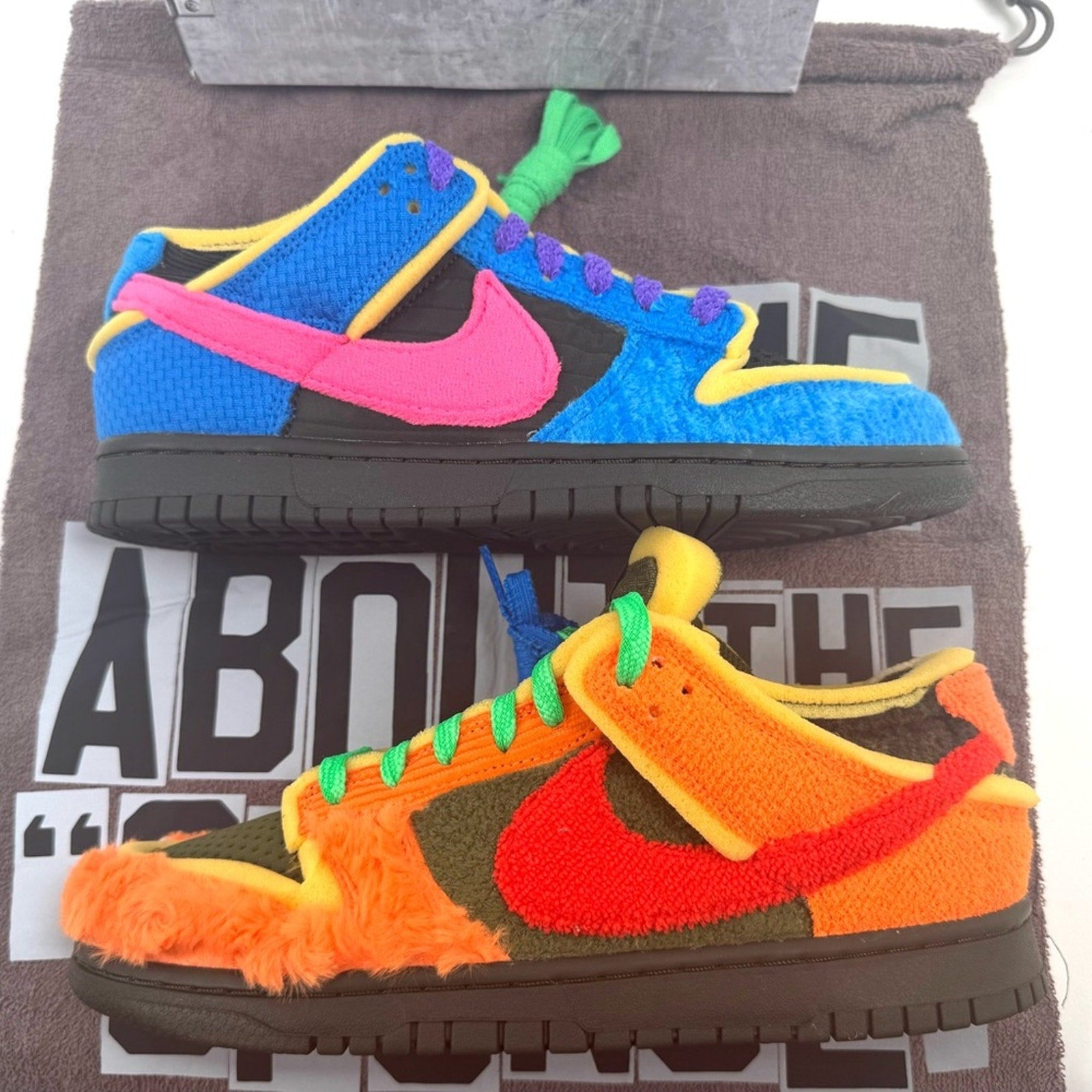 MENS NIKE  CPFM SWAMP SPONGE DUNK
PHOTO BLUE/DIGITAL PINK, M 8.5 -W 10
DS-OG ALL