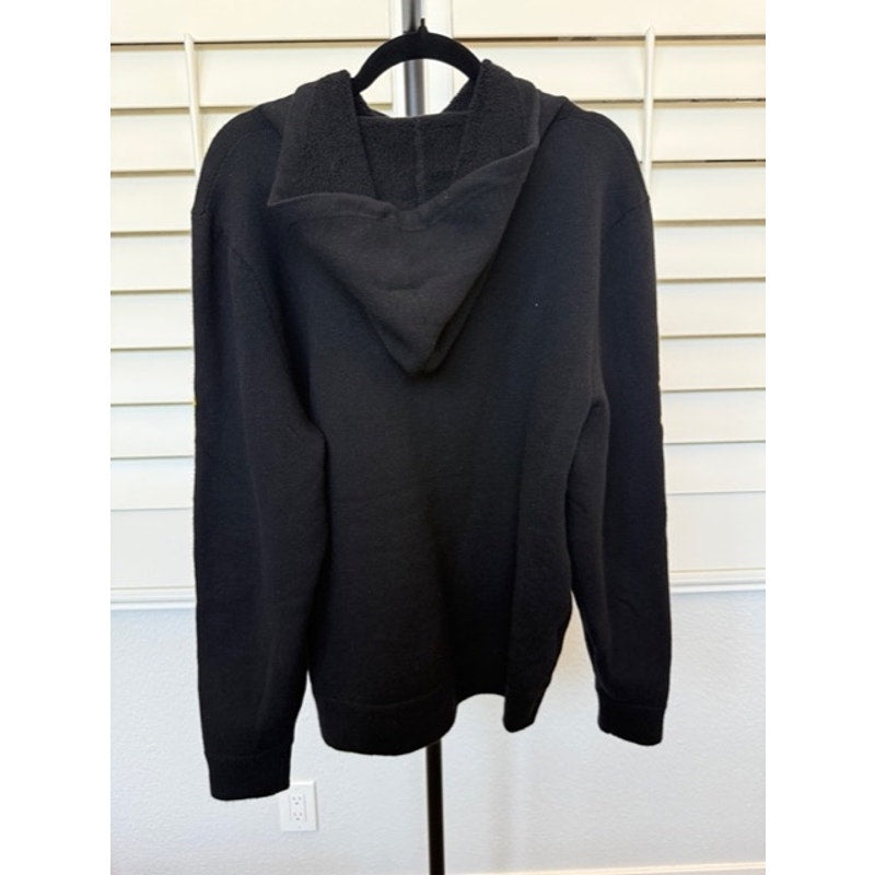 Men's Chrome Hearts Black Embroidered Sleeves 100% Cashmere Hoodie Size M