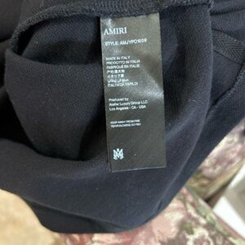 Men's Amiri MA logo polo shirt size medium, made in Italy