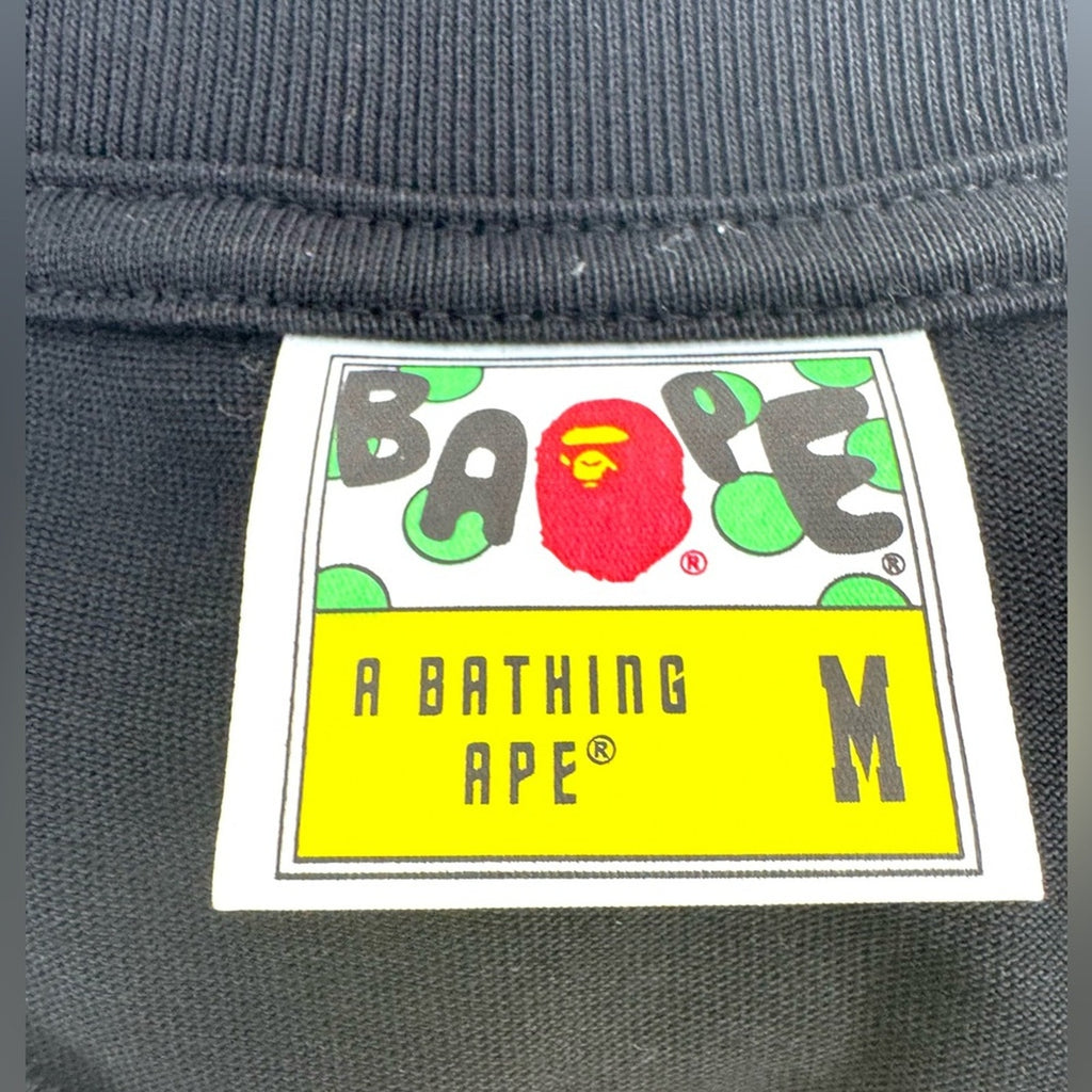 Men’s BAPE Black Hand Draw Graphic Relaxed Fit T-shirt Size M oversized NWT’s