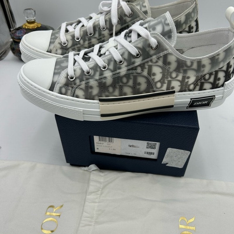 Men's Dior B 23 low top oblique sneakers size 46 made in Italy