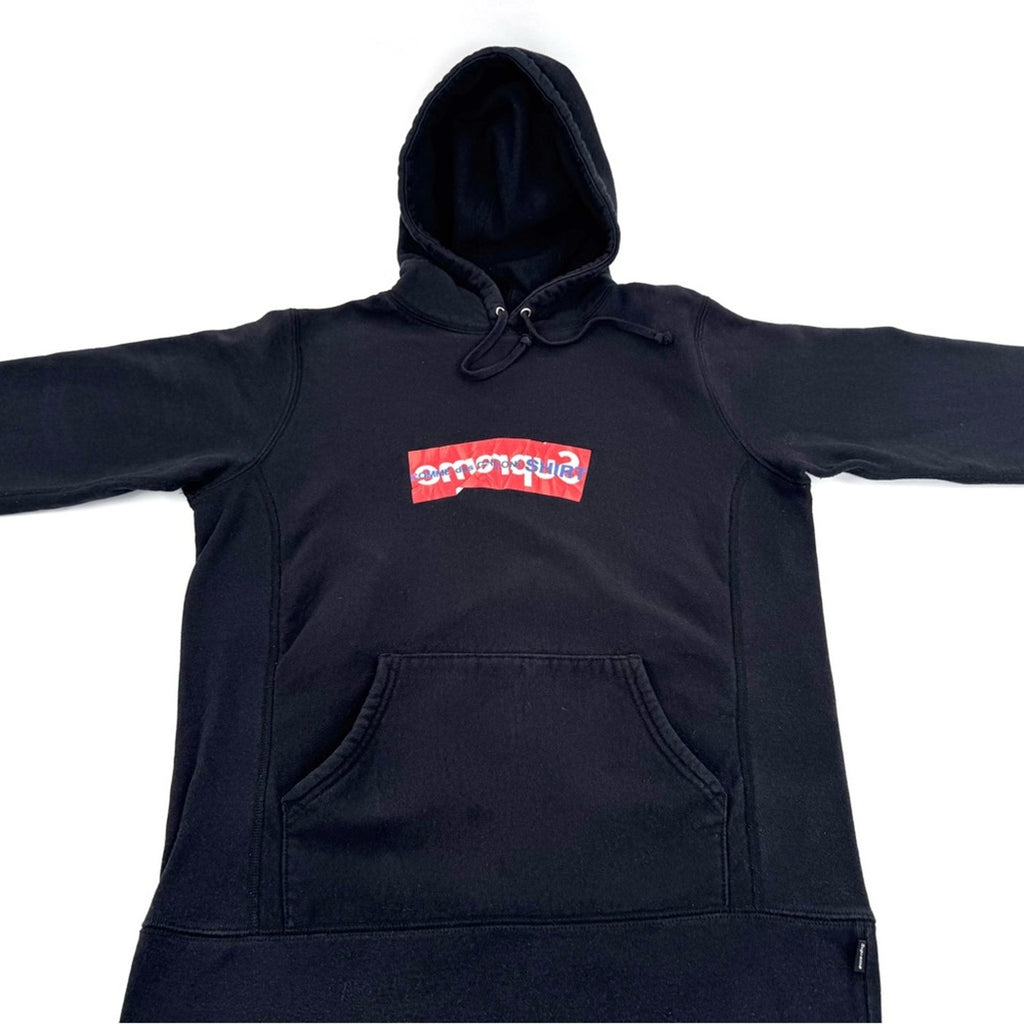 Supreme x Commes De Garçon box hoodie, Men’s medium/ W Large, heavyweight cotton