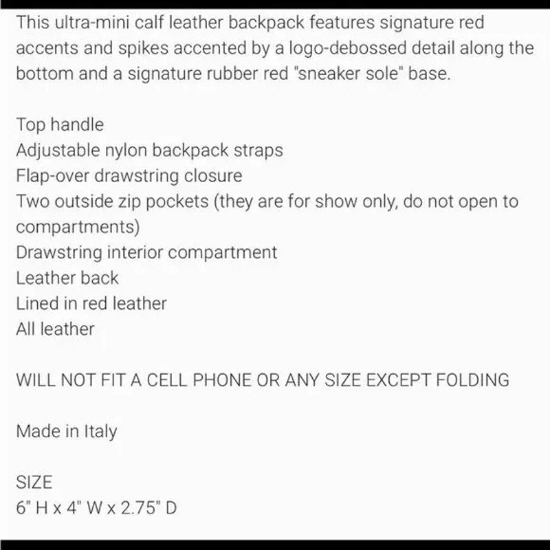 Christian Louboutin explorafunk key ring studded Crossbody bag made in Italy