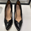 CNC Costume National Women's Black Leather Shoes Size 40, women’s 9.5