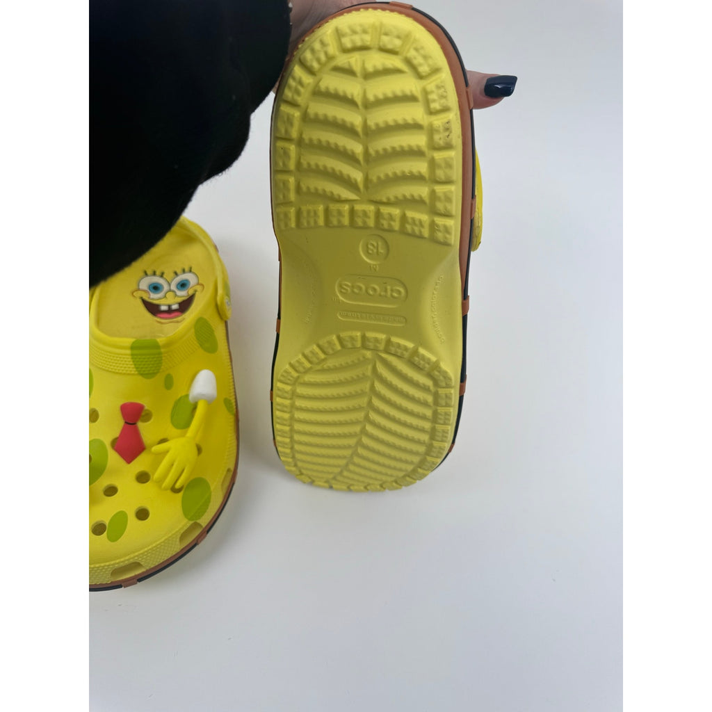 Men's Crocs x SpongeBob SquarePants Special Edition Classic Clogs Size 13