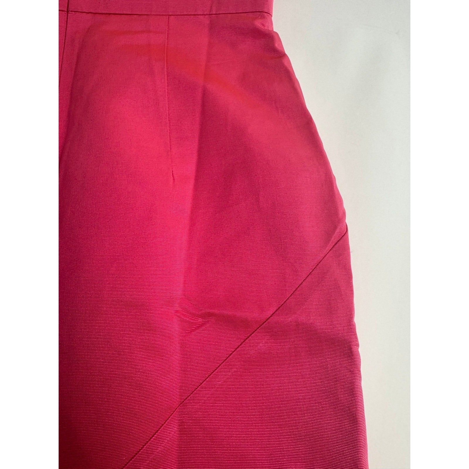 Martin Grant Paris NWT Structured A-Line Skirt – Hot Pink Silk Blend – Size S
