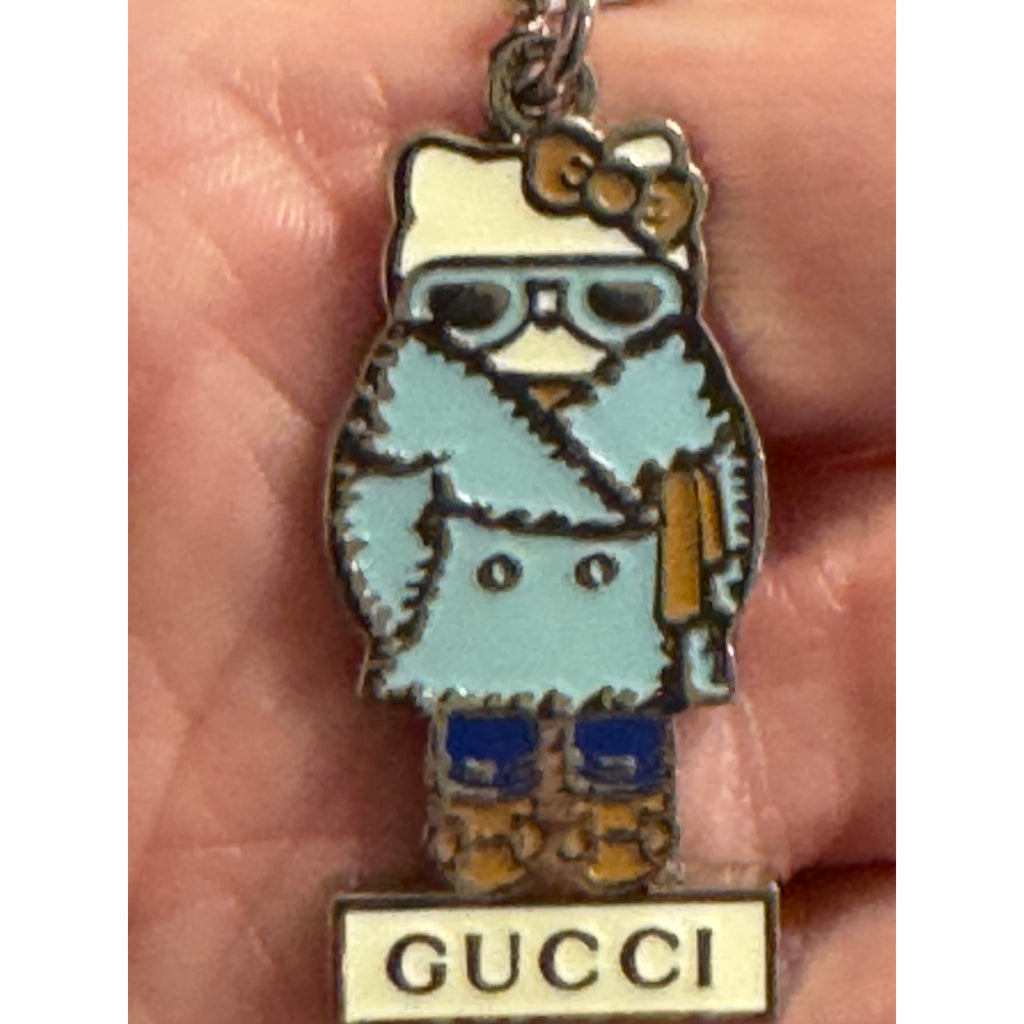 Gucci x Hello Kitty Vogue Limited Edition Bag Keychain Necklace Charm Pendant