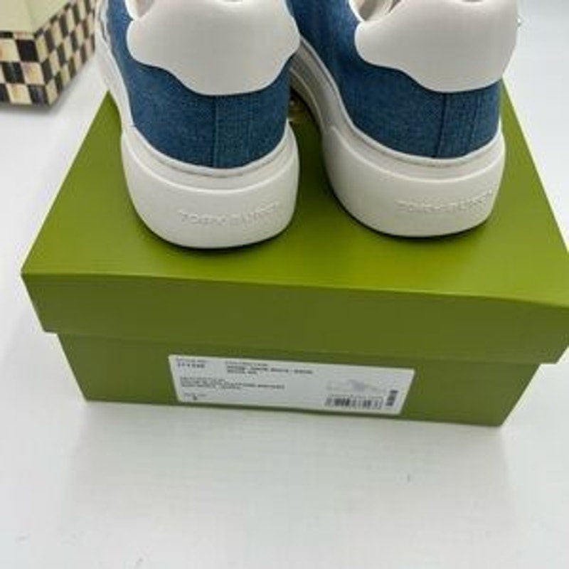 Women's Tory Burch platform denim sneakers size 8 US