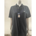 Men's Polo Ralph Lauren NWT Black Custom Slim Fit Polo Shirt Black Size L